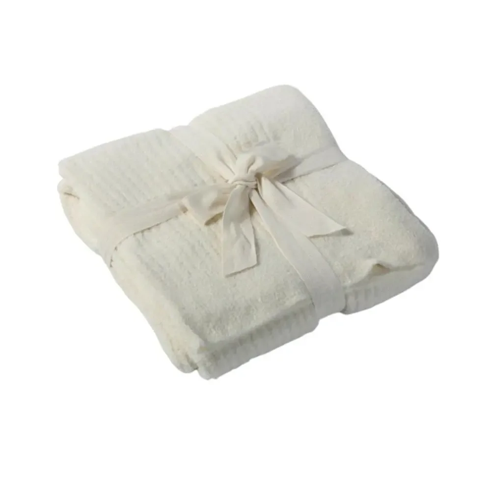 Barefoot Dreams Pearl CozyChic Lite Ribbed Throw One Size 54